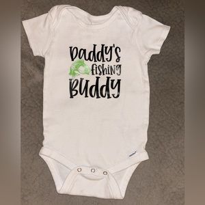 Personalized Universal Daddy’s Fishing Buddy Onesie